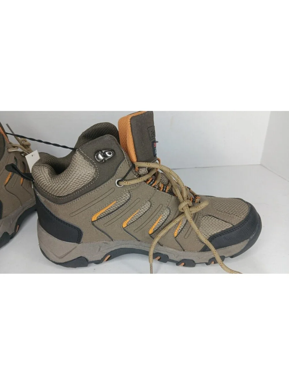 Men’s Lake & Trail Jackson Hiking Boot Tan/Orange Size 8 New W/Tags Thinsulated
